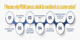 7 Reasons why PGDM courses should be considered as a career option?